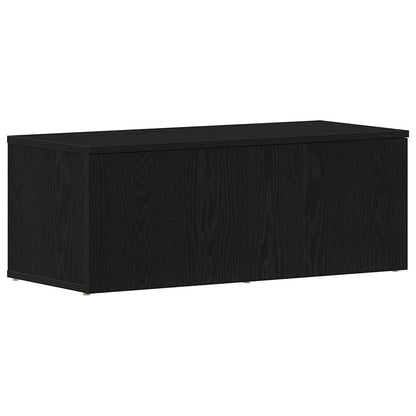 Mobile TV Rovere Nero 80x34x30 cm Legno multistrato