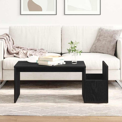 Tavolino da salotto Rovere Nero 90 x 45 x 35 cm