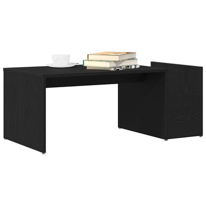 Tavolino da salotto Rovere Nero 90 x 45 x 35 cm