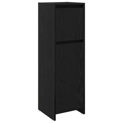 Mobile da Bagno Rovere Nero 30 x 30 x 95 cm Legno multistrato