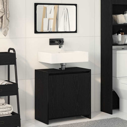 Mobile da Bagno Rovere Nero 60 x 33 x 60 cm Legno multistrato