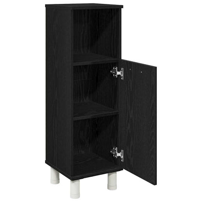 Mobile da Bagno Rovere Nero 30 x 30 x 95 cm Legno multistrato