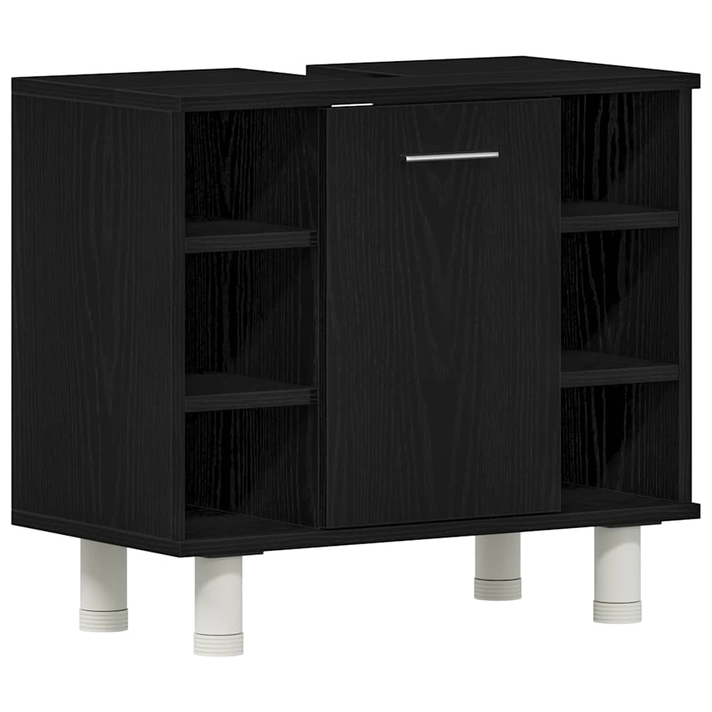 Mobile da Bagno Rovere Nero 60 x 32 x 54 cm Legno multistrato