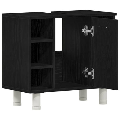 Mobile da Bagno Rovere Nero 60 x 32 x 54 cm Legno multistrato