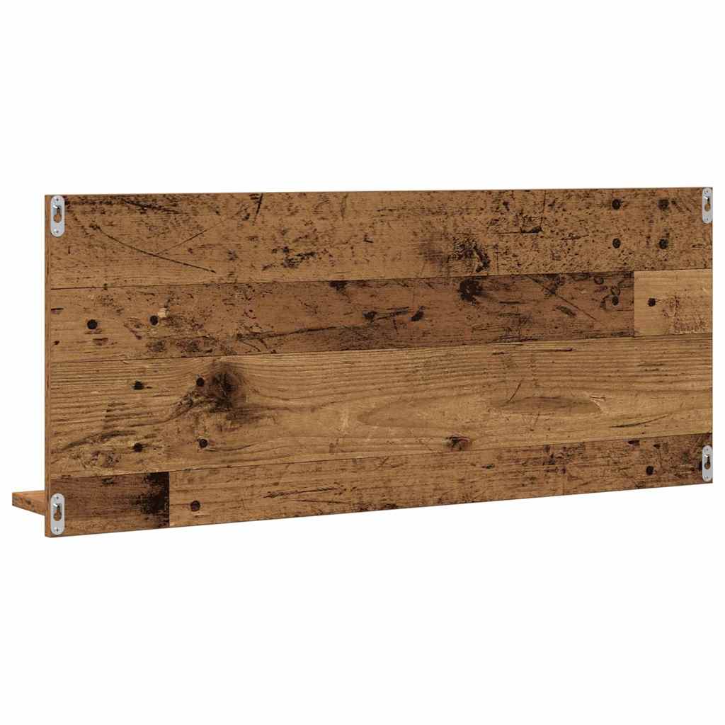 Mensola Specchio con specchio Legno vecchio 90 x 10,5 x 37 cm