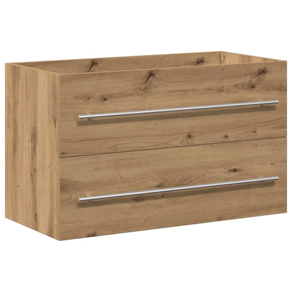 Mobile Lavabo Bagno Artigianale 80x38,5x48 cm Legno Multistrato
