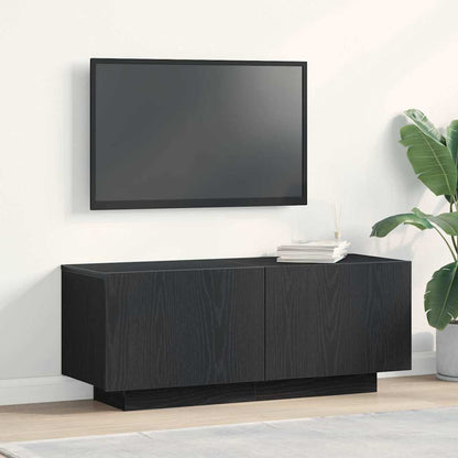 Mobile TV Rovere Nero 100 x 35 x 40 cm Legno multistrato