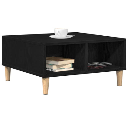 Tavolino da salotto Rovere Nero 60 x 60 x 30 cm