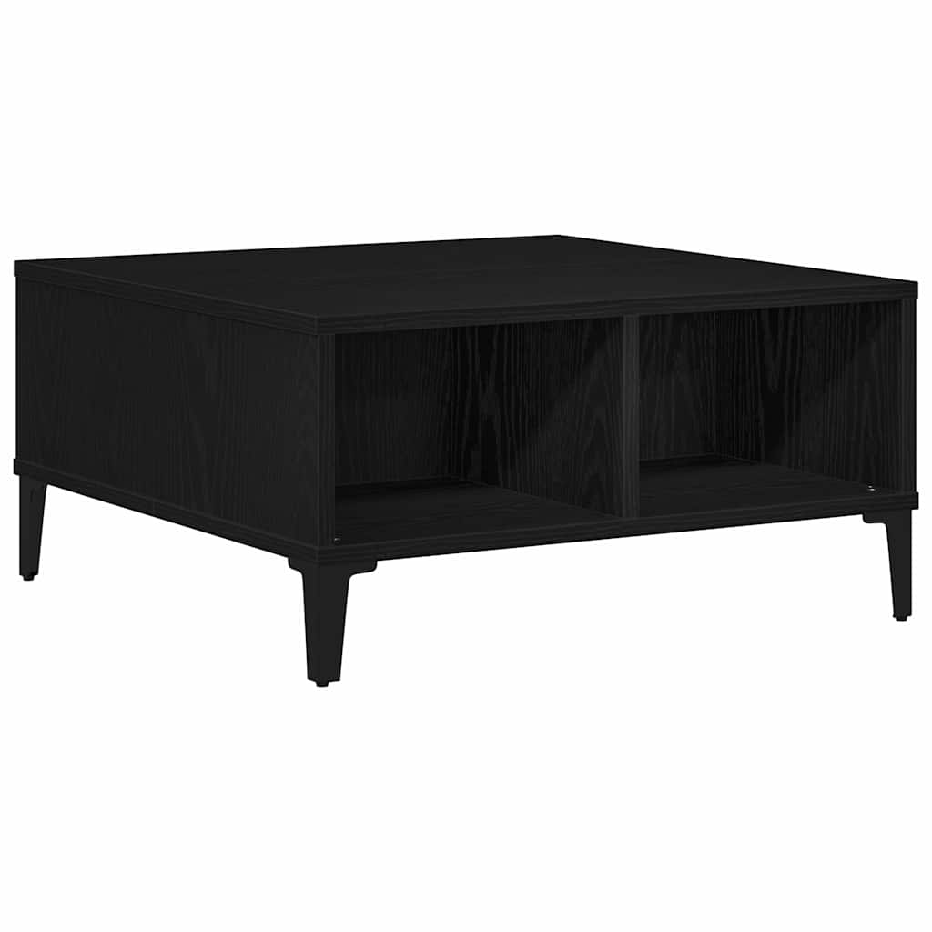 Tavolino da salotto Rovere Nero 60 x 60 x 30 cm