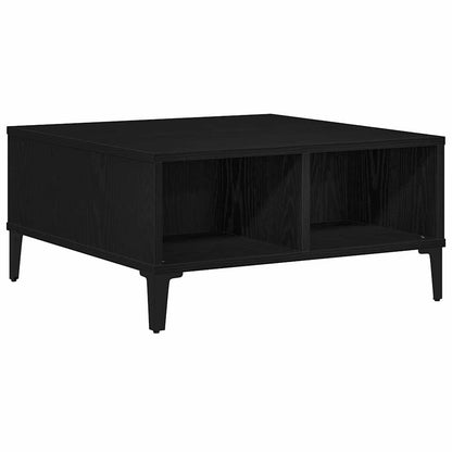 Tavolino da salotto Rovere Nero 60 x 60 x 30 cm