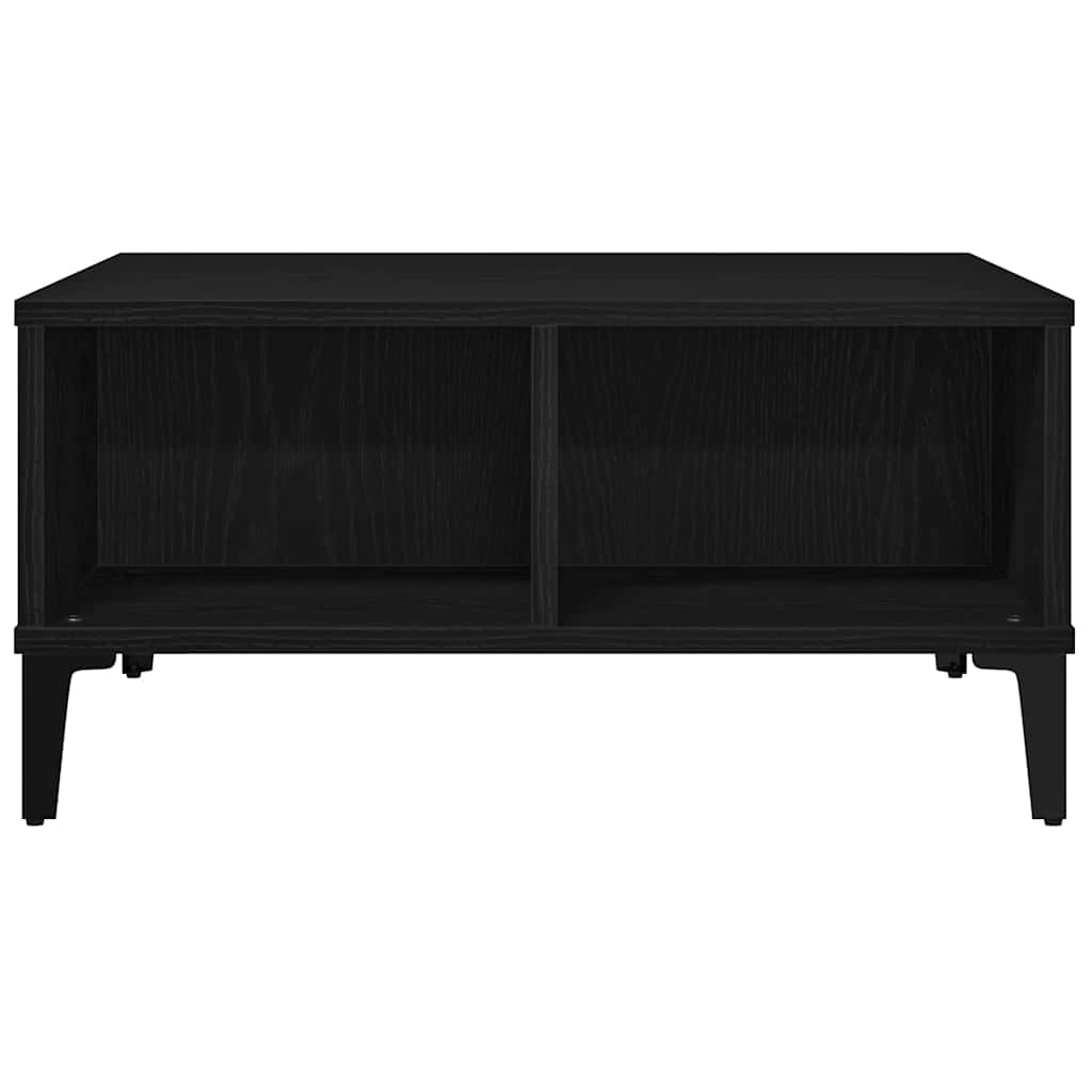 Tavolino da salotto Rovere Nero 60 x 60 x 30 cm