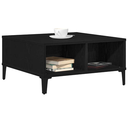 Tavolino da salotto Rovere Nero 60 x 60 x 30 cm