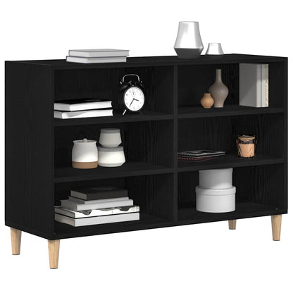 Credenza Rovere Nero 103,5 x 35 x 70 cm Legno multistrato