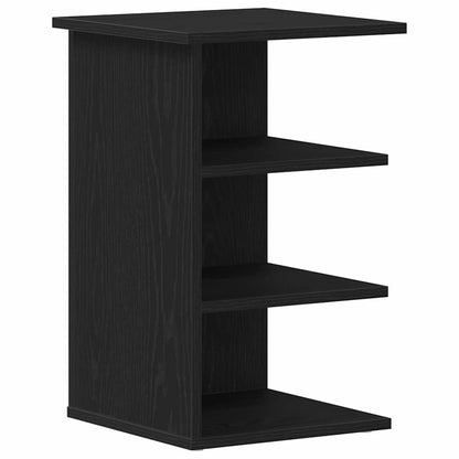 Mobile laterale Rovere Nero 35 x 35 x 55 cm Legno multistrato