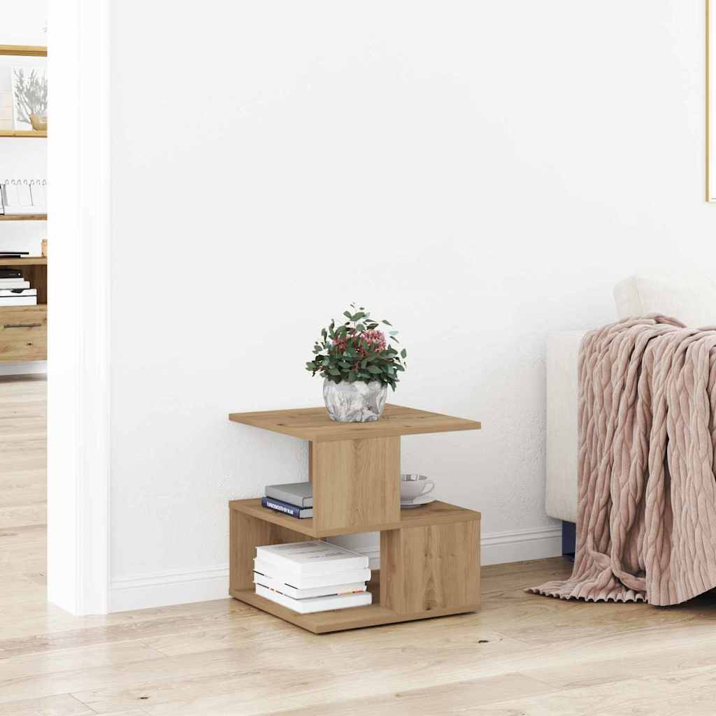 Tavolo laterale Rovere artigianale 30 x 30 x 55 cm