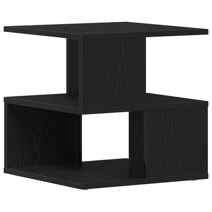Tavolo laterale Rovere Nero 30 x 30 x 55 cm Legno multistrato