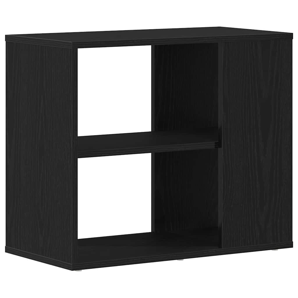 Credenza Rovere Nero 60 x 30 x 50 cm Legno multistrato