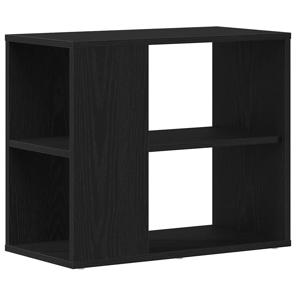 Credenza Rovere Nero 60 x 30 x 50 cm Legno multistrato