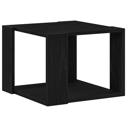 Tavolino da salotto Rovere nero 40 x 40 x 30 cm