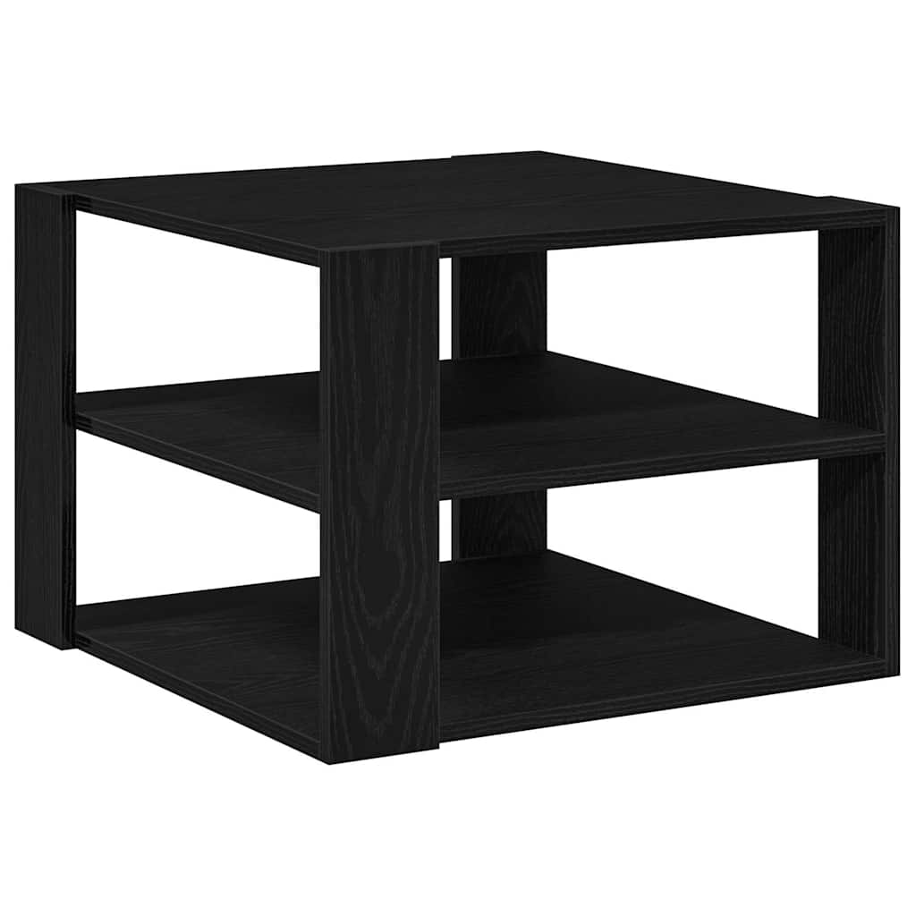 Tavolino da salotto Rovere Nero 58 x 58 x 40 cm