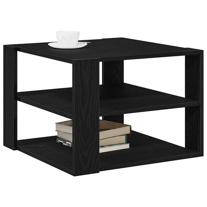 Tavolino da salotto Rovere Nero 58 x 58 x 40 cm