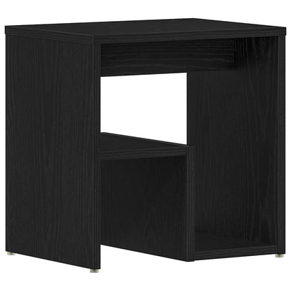 Armadio da Notte Rovere nero 40 x 30 x 40 cm Legno multistrato