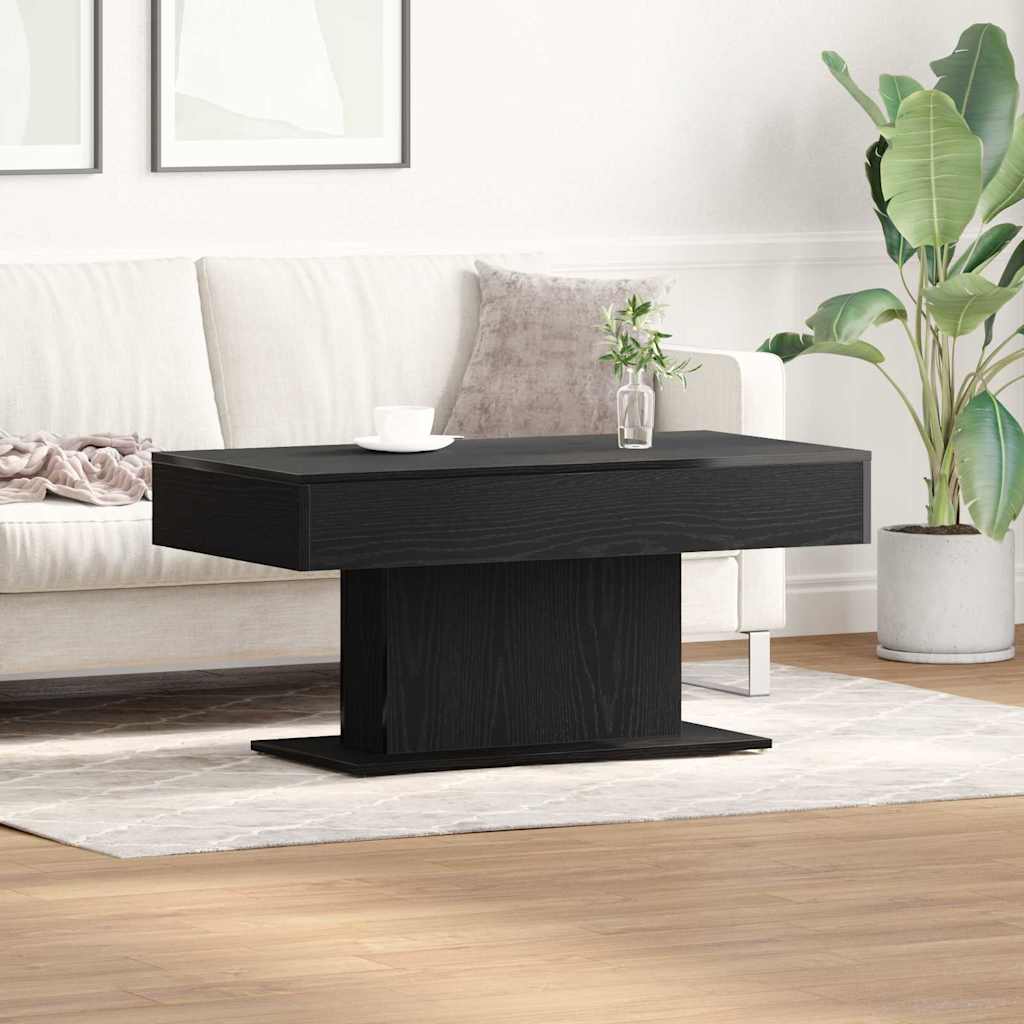 Tavolino da salotto Rovere Nero 96 x 50 x 45 cm
