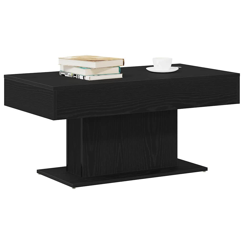 Tavolino da salotto Rovere Nero 96 x 50 x 45 cm