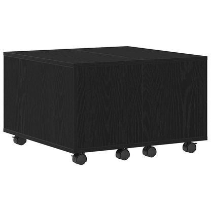 Tavolino da salotto Rovere nero 60 x 60 x 38 cm