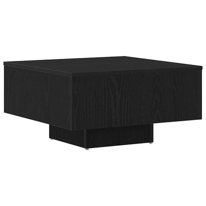 Tavolino da salotto Rovere nero 60 x 60 x 31.5 cm