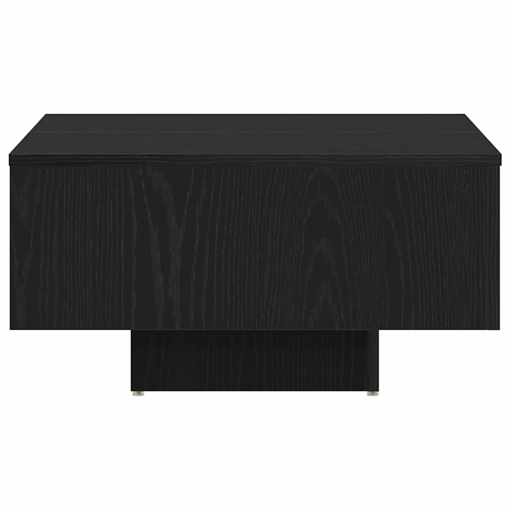 Tavolino da salotto Rovere nero 60 x 60 x 31.5 cm