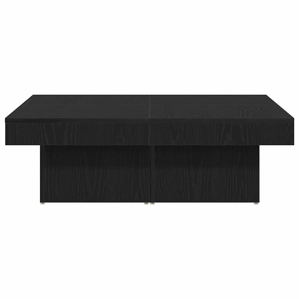 Tavolino da salotto Rovere Nero 90 x 90 x 28 cm