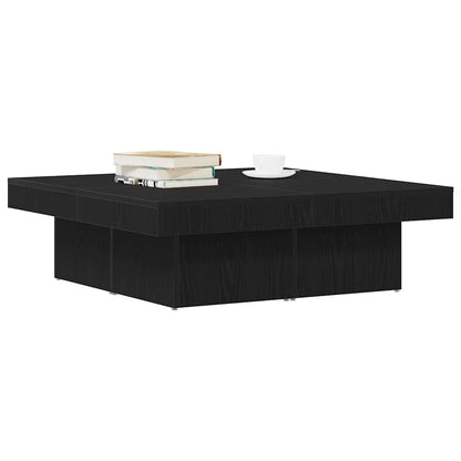 Tavolino da salotto Rovere Nero 90 x 90 x 28 cm