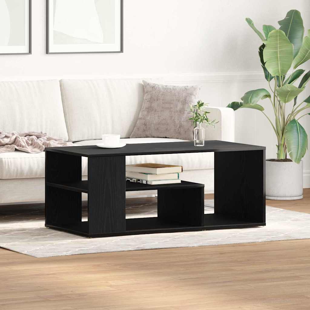 Tavolino da salotto Rovere Nero 100 x 50 x 40 cm