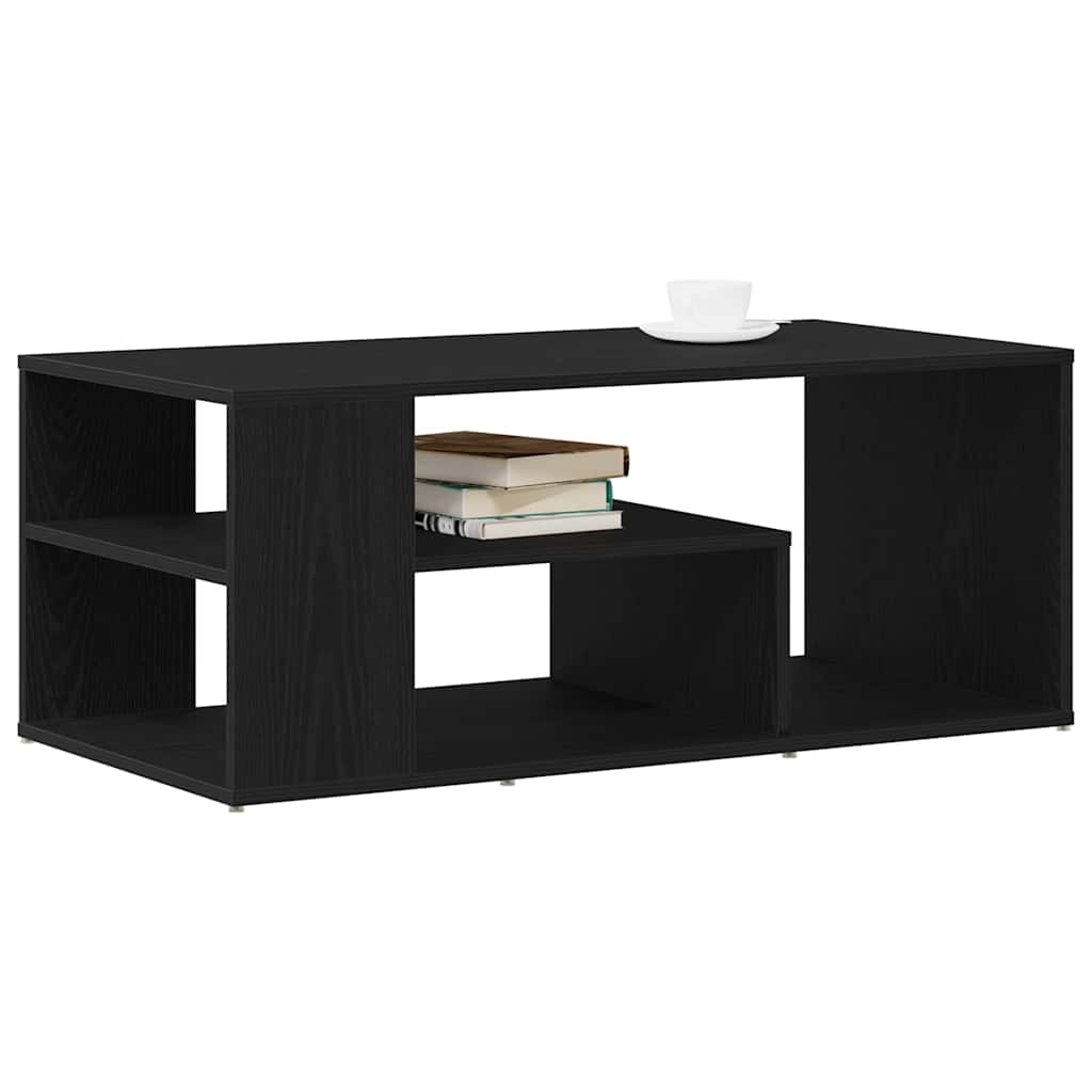 Tavolino da salotto Rovere Nero 100 x 50 x 40 cm