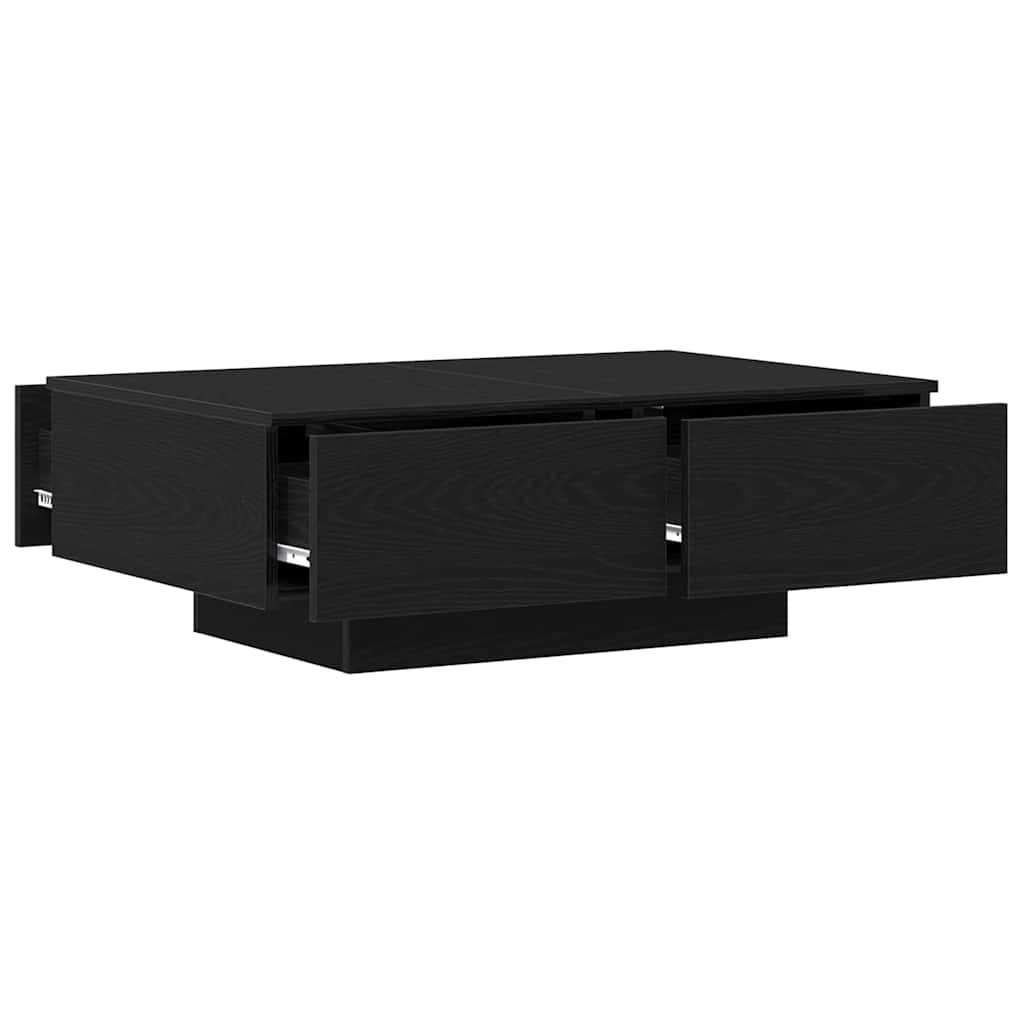 Tavolino da salotto Rovere Nero 90 x 60 x 31 cm