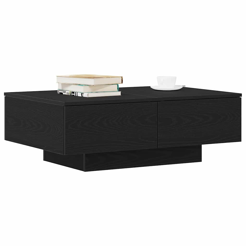 Tavolino da salotto Rovere Nero 90 x 60 x 31 cm
