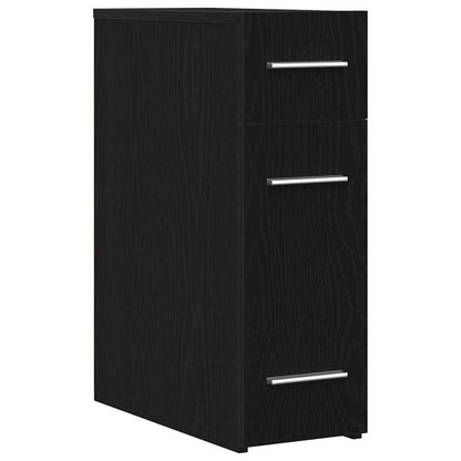 Mobile da farmacia Rovere nero 20 x 45.5 x 60 cm