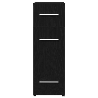 Mobile da farmacia Rovere nero 20 x 45.5 x 60 cm