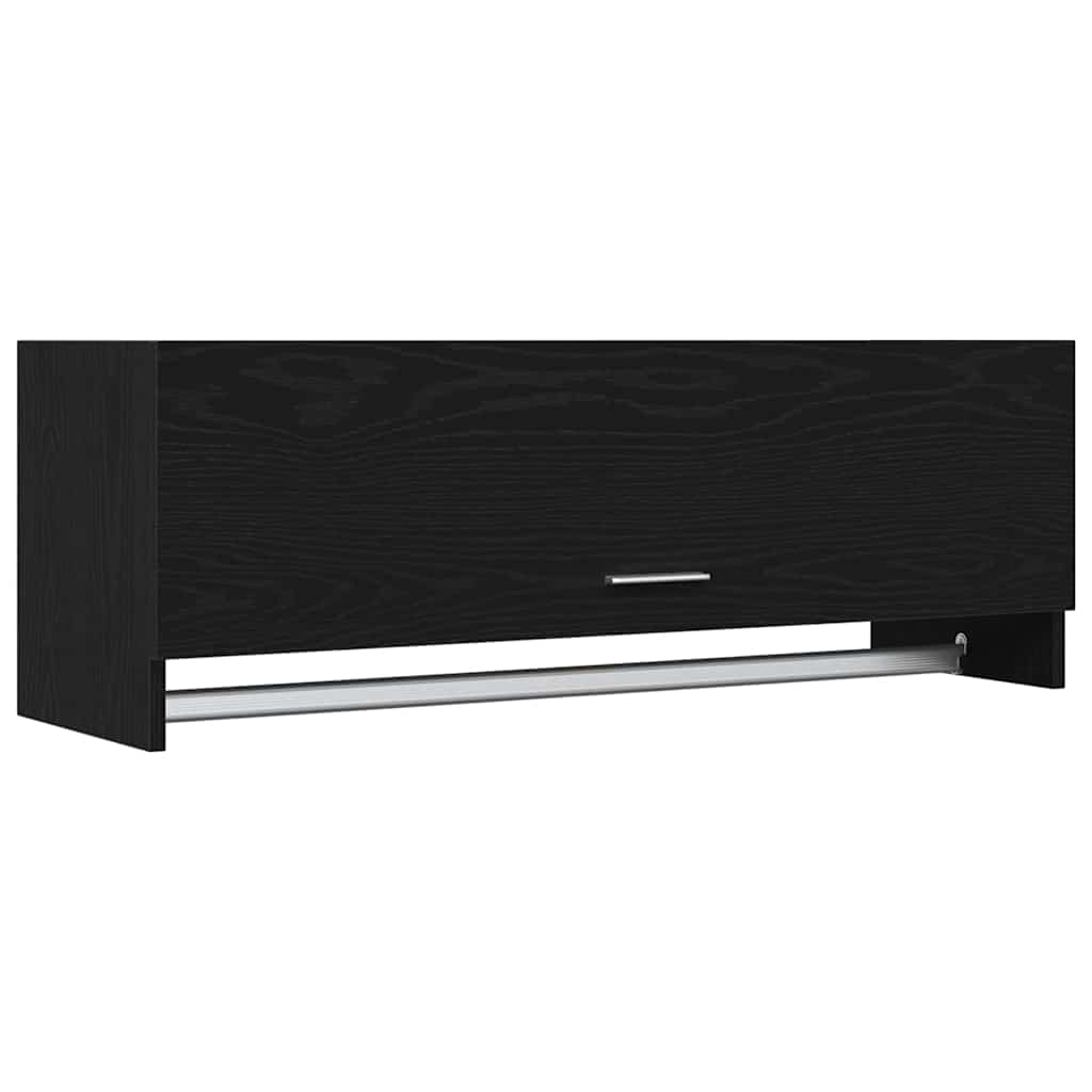Guardaroba Rovere Nero 100 x 32,5 x 35 cm Legno multistrato