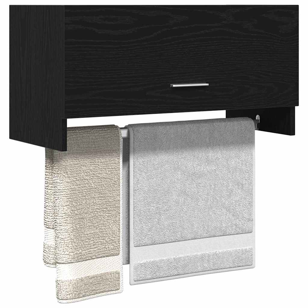 Guardaroba Rovere Nero 70 x 32,5 x 35 cm Legno multistrato