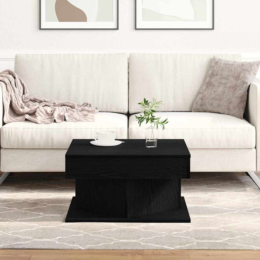Tavolino da salotto Rovere Nero 57 x 57 x 30 cm