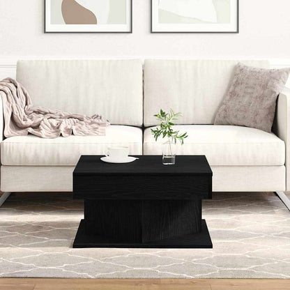Tavolino da salotto Rovere Nero 57 x 57 x 30 cm