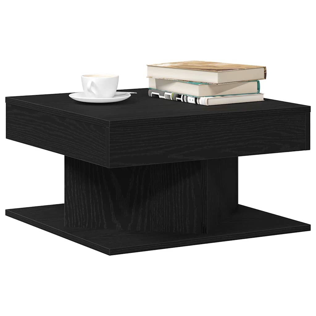 Tavolino da salotto Rovere Nero 57 x 57 x 30 cm