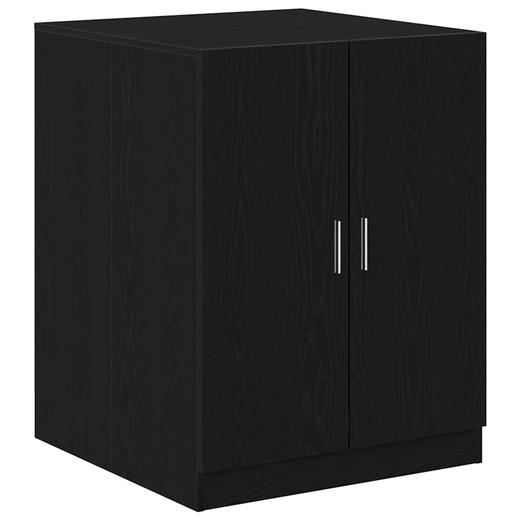 Armadio per Lavatrice Rovere Nero 70,5 x 71,5 x 91,5 cm