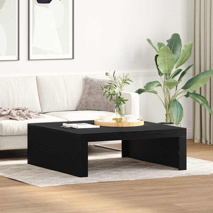 Tavolino da salotto Rovere Nero 100 x 100 x 35 cm