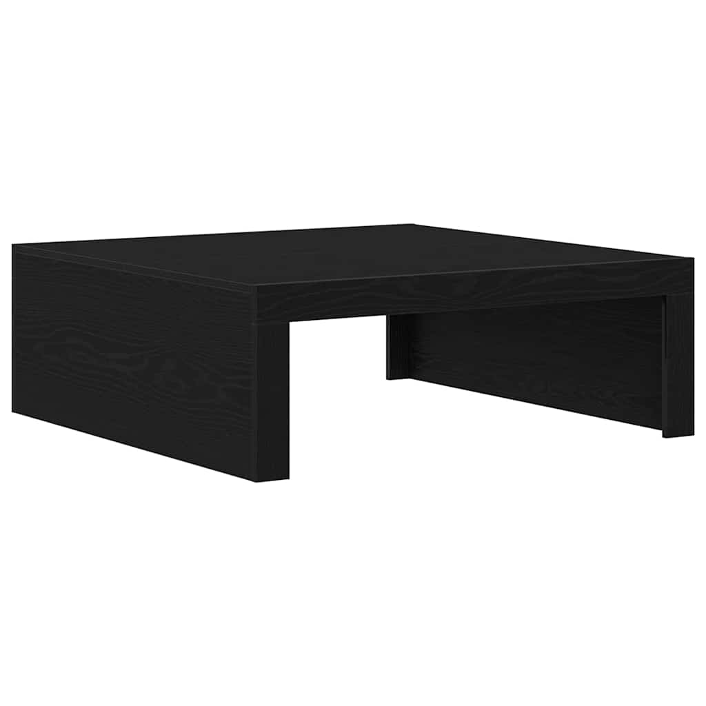 Tavolino da salotto Rovere Nero 100 x 100 x 35 cm