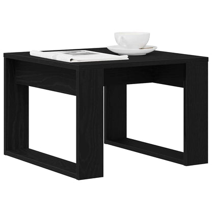 Tavolino da salotto Rovere Nero 50 x 50 x 35 cm