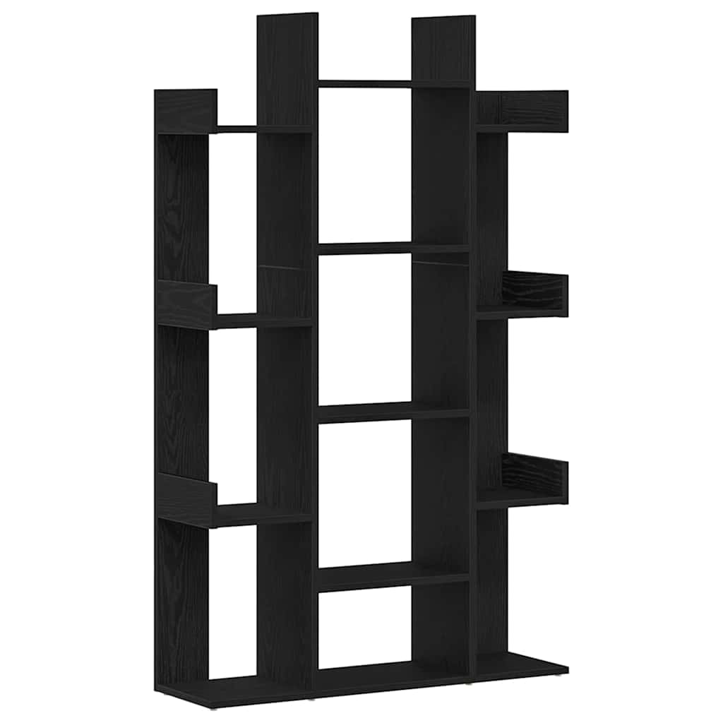 Libreria Rovere Nero 86 x 25,5 x 140 cm Legno multistrato