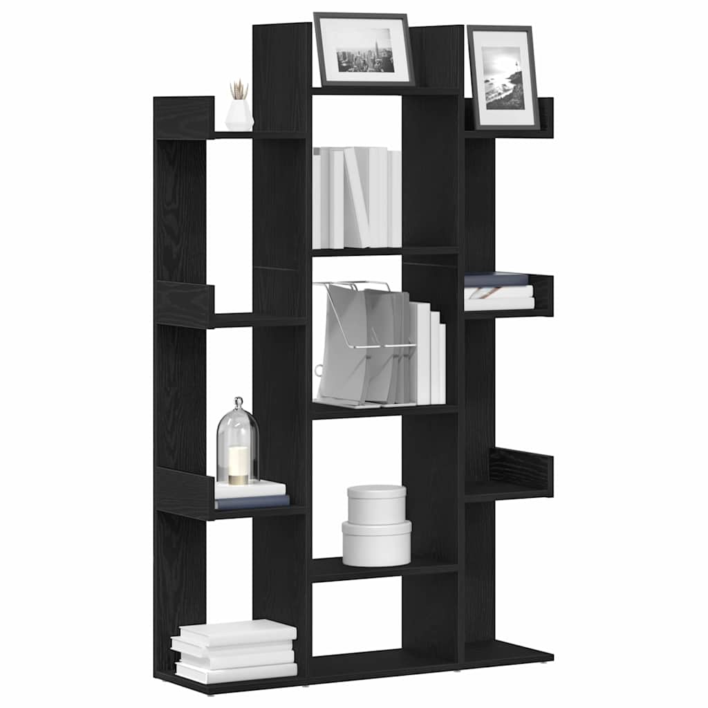 Libreria Rovere Nero 86 x 25,5 x 140 cm Legno multistrato